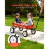VEVOR Bollerwagen für Kinder ab 18 Monaten, 1010x480x360 mm, Transportwagen Tragkraft bis 80 kg – Bild 2