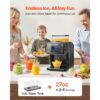 VEVOR Schneeflocken-Eismaschine, 20 kg/Tag Eis-Rasiermaschine, elektrischer Bingsu-Maschine mit 0,8 L Tank – Bild 4 VEVOR Schneeflocken-Eismaschine, 20 kg/Tag Eis-Rasiermaschine, elektrischer Bingsu-Maschine mit 0,8 L Tank – Bild 4