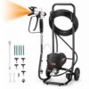 VEVOR Airless-Farbspritzgerät Sprühgerät mit Standfuß 640 W 3000 psi, Farbsprühgerät für Wohnungen, Gebäude VEVOR Airless-Farbspritzgerät Sprühgerät mit Standfuß 640 W 3000 psi, Farbsprühgerät für Wohnungen, Gebäude