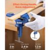 VEVOR Schraubstock, 7,62 cm, Tischschraubstock mit 360°-Drehsockel, Schweiß- & Schneidearbeiten – Bild 4 VEVOR Schraubstock, 7,62 cm, Tischschraubstock mit 360°-Drehsockel, Schweiß- & Schneidearbeiten – Bild 4