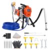 VEVOR Airless-Farbspritzgerät Sprühgerät 1500 W 3300 psi, Farbsprühgerät für Wohnungen, Gebäude