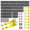 VEVOR E-Track-Zurrschienen-Set, 8er-Pack (1,5/1,2/0,6/0,3 m) E-Track-Schienen, 36-tlg.