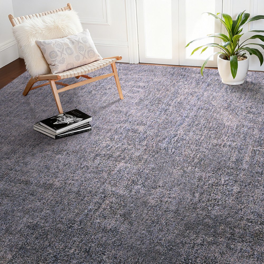 VEVOR Kurzflor Teppich 3658x2743 mm, kuscheliger Wohnzimmerteppich, 20 mm Florhöhe