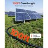 VEVOR Solarkabel Verlängerung, 30,5 m Schwarz & 30,5 m Rot, 10 AWG Solarverlängerungskabel – Bild 4