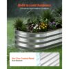 VEVOR Hochbeet Metall 2er-Pack 120x60x30 cm, Ovales Gartenbeet, Pflanzkasten-Set für den Außenbereich – Bild 5 VEVOR Hochbeet Metall 2er-Pack 120x60x30 cm, Ovales Gartenbeet, Pflanzkasten-Set für den Außenbereich – Bild 5
