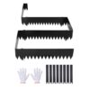 VEVOR Rasenkante 6er-Pack, 1016x254 mm, Beeteinfassung aus Verzinktem Stahl
