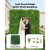 VEVOR Künstliche Hecke 50x50 cm 16-tlg. Set, Pflanzenwand, Kunstpflanzen Balkonverkleidung für Hochzeiten – Bild 2