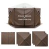 VEVOR 6x Seitenwände für Pavillon Seitenteile 1,73 x 1,48 m, Braun