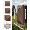VEVOR 6x Seitenwände für Pavillon Seitenteile 1,73 x 1,48 m, Braun – Bild 2