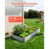 VEVOR Hochbeet Metall 2er-Pack 180x90x30 cm, Rechteckiges Gartenbeet, Pflanzkasten-Set für Außenbereich – Bild 2