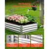 VEVOR Hochbeet Metall 2er-Pack 180x90x30 cm, Rechteckiges Gartenbeet, Pflanzkasten-Set für Außenbereich – Bild 3