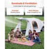VEVOR Aufblasbares Heckklappenzelt Autozelt (2042+1020) x 2438 x 2020 mm, SUV-Heckzelt für Camping Wandern – Bild 4 VEVOR Aufblasbares Heckklappenzelt Autozelt (2042+1020) x 2438 x 2020 mm, SUV-Heckzelt für Camping Wandern – Bild 4