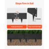 VEVOR Rasenkante 6er-Pack 1016x207 mm, Beeteinfassung aus Verzinktem Stahl, Metall Palisade – Bild 3