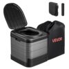 VEVOR Tragbare Campingtoilette 150 kg Belastbar, Mobile Toilette Faltbar für Erwachsene