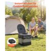 VEVOR Tragbare Campingtoilette 150 kg Belastbar, Mobile Toilette Faltbar für Erwachsene – Bild 2