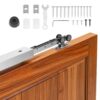 VEVOR Schiebetürbeschlag-Set 1135 mm, Schiebetürsystem für Einzeltüren (25–45 mm Dicke / 610 mm Breite) VEVOR Schiebetürbeschlag-Set 1135 mm, Schiebetürsystem für Einzeltüren (25–45 mm Dicke / 610 mm Breite)