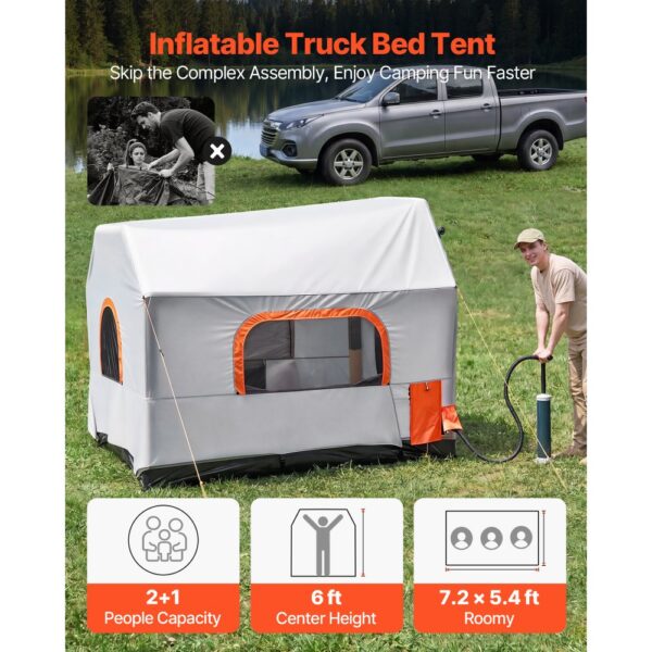 VEVOR Aufblasbares Campingzelt für Ladefläche 219 x 165 x 183 cm – Bild 2 VEVOR Aufblasbares Campingzelt für Ladefläche 219 x 165 x 183 cm – Bild 2