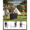 VEVOR Klappbarer Campingtisch, Campingkochstation mit Beistelltisch, Grillen und Wohnmobilreisen – Bild 3