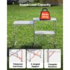 VEVOR Klappbarer Campingtisch, Campingkochstation mit Beistelltisch, Grillen und Wohnmobilreisen – Bild 4