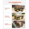 VEVOR Bollerwagen 544,31 kg, Transportwagen, 2-in-1-Handwagen mit All-Terrain-Reifen – Bild 3 VEVOR Bollerwagen 544,31 kg, Transportwagen, 2-in-1-Handwagen mit All-Terrain-Reifen – Bild 3