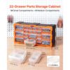 VEVOR Kleinteilemagazin mit 22 Schubladen, 8 kg Belastbarer Sortierkasten mit Doppelverriegelung – Bild 2 VEVOR Kleinteilemagazin mit 22 Schubladen, 8 kg Belastbarer Sortierkasten mit Doppelverriegelung – Bild 2