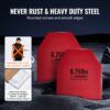 VEVOR Gewichtsplatten für Gewichtswesten 8 kg Set (2 x 4 kg), Ergonomisches Zusatzgewicht für Krafttraining – Bild 4