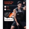 VEVOR Gewichtsweste (ohne Gewichtplatten) mit Schulterpolstern und Reflexstreifen, Laufen, Joggen – Bild 2
