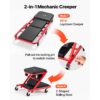 VEVOR Kfz Rollbrett 101 cm (L) Werkstattliege Klappbares Montagerollbrett, als Liege & Sitz Nutzbar – Bild 2 VEVOR Kfz Rollbrett 101 cm (L) Werkstattliege Klappbares Montagerollbrett, als Liege & Sitz Nutzbar – Bild 2