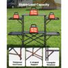 VEVOR Klappbare Campingküche, Campingkochstation mit 4 Beistelltischen, Grillen und Wohnmobilreisen – Bild 4