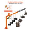 VEVOR Pickup Kran mit 453,6kg Tragkraft, Manueller Ladekran Inkl. Handwinde & 8t Hydraulikpumpe – Bild 5