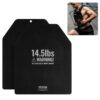VEVOR Gewichtsplatten für Gewichtsweste 13,2 kg Set (2 x 6,6 kg), Laufen & Fitness