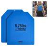 VEVOR Gewichtsplatten für Gewichtswesten 5,2 kg Set (2 x 2,6 kg), Laufen & Fitness, Blau