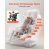 VEVOR Massagesessel, 4D-Zero-Gravity-Relaxsessel mit Ausziehbarer Fußstütze, Heizfunktion für Taille & Beine – Bild 2