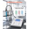 VEVOR Tisch-pH-Meter, Messbereich pH 0–14, Speicher für bis zu 50 Messwerte – Bild 3
