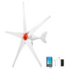 VEVOR 800W 12V Horizontale Windkraftanlage Windgenerator mit MPPT & PWM, 5 Rotorblätter, 3-Phasen-Wechselstrom