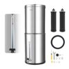 VEVOR Schwerkraft-Wasserfilter Wasserfiltersystem 12,3 L Edelstahl 304, mit 2 Aktivkohlefiltern VEVOR Schwerkraft-Wasserfilter Wasserfiltersystem 12,3 L Edelstahl 304, mit 2 Aktivkohlefiltern
