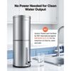 VEVOR Schwerkraft-Wasserfilter Wasserfiltersystem 12,3 L Edelstahl 304, mit 2 Aktivkohlefiltern – Bild 2 VEVOR Schwerkraft-Wasserfilter Wasserfiltersystem 12,3 L Edelstahl 304, mit 2 Aktivkohlefiltern – Bild 2