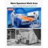 VEVOR Aufblasbare Lackierkabine 7x4x2,75m Spritzkabine Autolackierzelt Blau – Bild 4