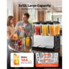 VEVOR Elektrischer Getränkespender 3 x 12 L 7-12 °C Saftspender mit PC-Behälter, Hotels, Bars und Kioske – Bild 2