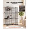 VEVOR Katzenkäfig Katzengehege 3-Stock Katzenauslauf 71,1x35,5x104,1cm – Bild 2