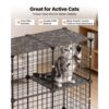 VEVOR Katzenkäfig Katzengehege 3-Stock Katzenauslauf 71,1x35,5x104,1cm – Bild 4