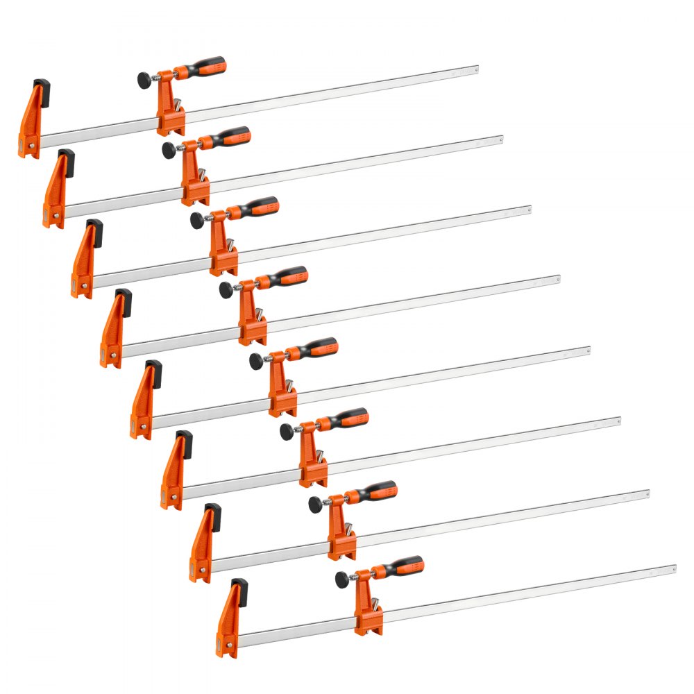 VEVOR Schraubzwingen 8er-Pack, 91,4 cm Öffnungsweite, 272 kg Klemmzwingen