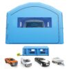 VEVOR Aufblasbare Lackierkabine, 10x6x4 m Spritzkabine Lackierzelt Blau