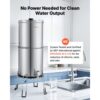 VEVOR Schwerkraft-Wasserfilter Wasserfiltersystem 8,52 L Edelstahl 304, für Zuhause und Camping – Bild 2