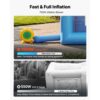 VEVOR Aufblasbare Lackierkabine 6,4x4,1x3 m Spritzkabine Lackierzelt Blau – Bild 5