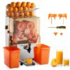 VEVOR Gewerbliche Orangenpresse Elektrische Zitruspresse 120 W Edelstahl