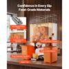 VEVOR Gewerbliche Orangenpresse Elektrische Zitruspresse 120 W Edelstahl – Bild 5