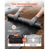 VEVOR Polyethylenfolie 1,83x30,48m Gartenfolie 0,1mm Unkrautvlies Schwarz – Bild 2