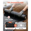 VEVOR Polyethylenfolie 3,05x30,48m Gartenfolie 0,1mm Unkrautvlies Schwarz – Bild 2