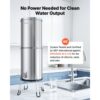 VEVOR Schwerkraft-Wasserfilter Wasserfiltersystem 12,3 L Edelstahl 304, mit 2 Aktivkohlefiltern – Bild 2